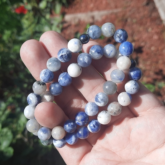 Sodalite 8mm Bracelet - Picture 3 of 5